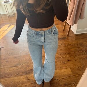 Abercrombie The Flare Ultra High Rise Jeans (curve love)